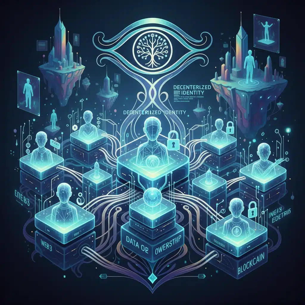 Blockchain technology securing decentralized digital identity in Web3