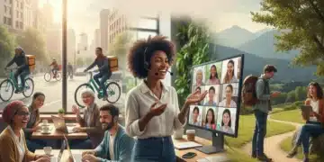 Gig Economy's Cultural Dividend: Redefining Careers & Financial Stability Diverse gig workers thriving in flexible work environments, embodying the cultural dividend.
