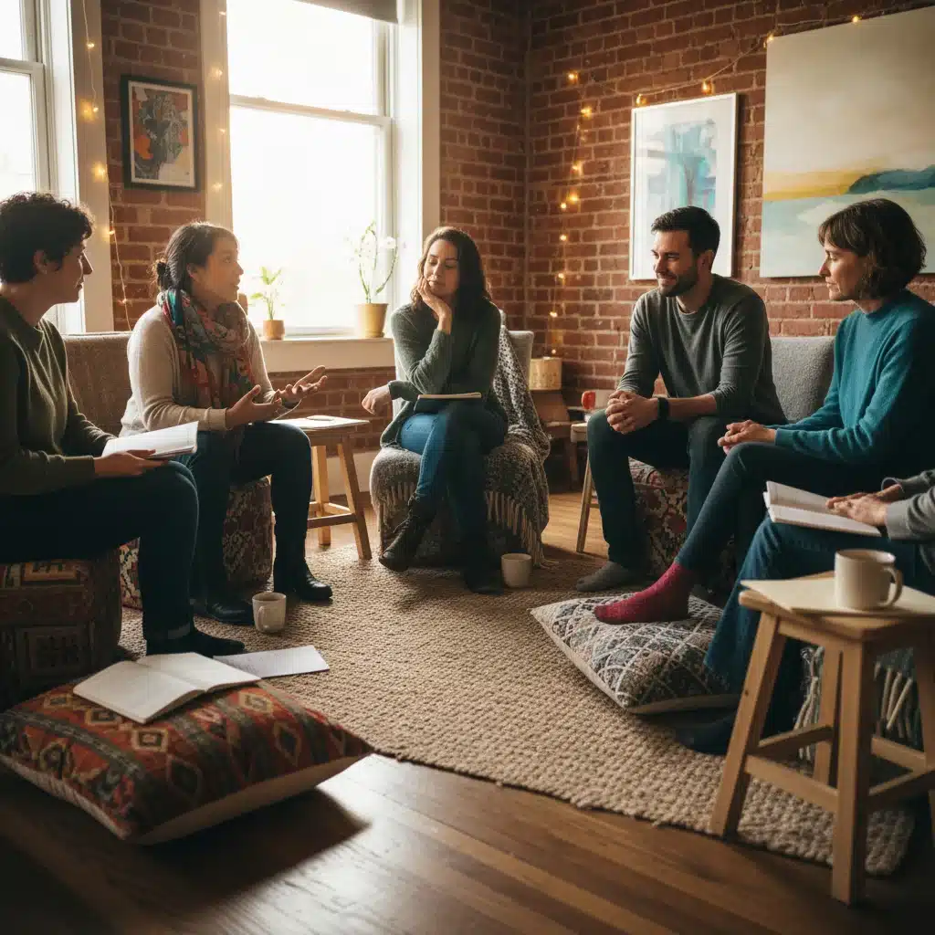 People practicing active listening and empathetic engagement in a community workshop.