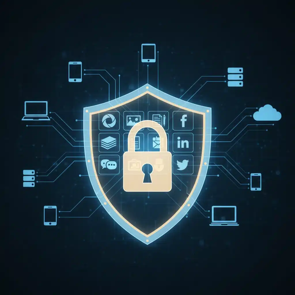 Digital vault securing online accounts and personal data