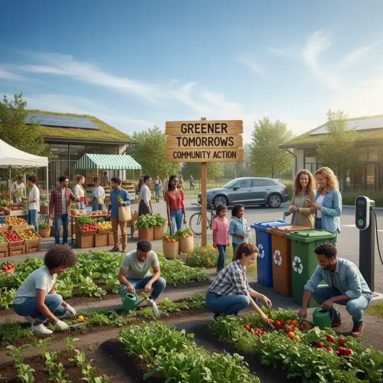 Consumers embracing sustainable living practices in 2026, including gardening and recycling